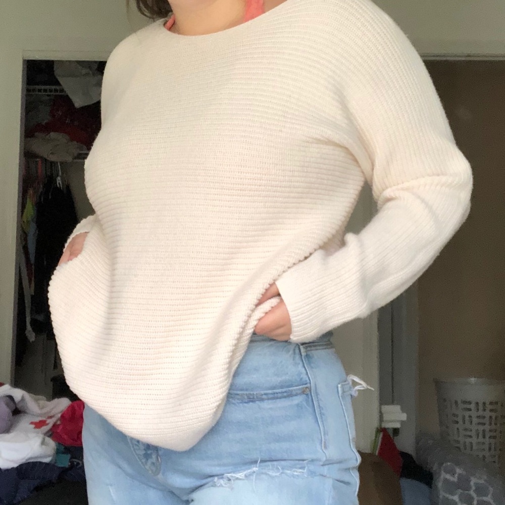 Cream sweater